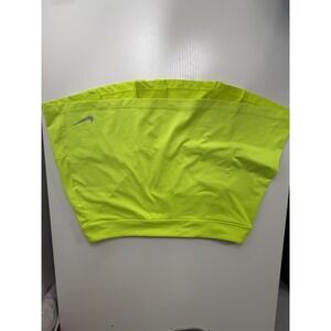 Nike Golf Dri Fit Tour Performance Athletic Skirt Neon Yellow Pleated Size M